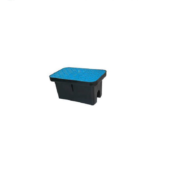 Draper Low Profile Meter Box 230mm Blue Lid