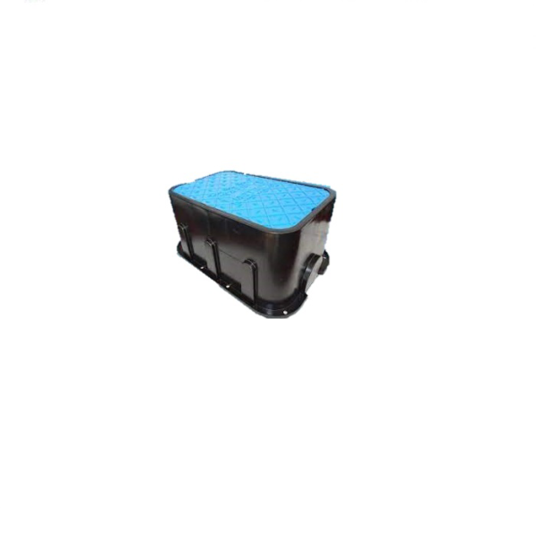 Draper Reverse Taper Low Profile Meter Box 230mm Blue Lid