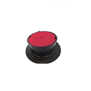Draper Valve Box Round 150mm Diameter Red Lid