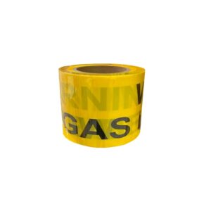 Gas Warning Trench Tape 75mm x 100m