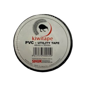 Kiwitape PVC Tape Black 50mm