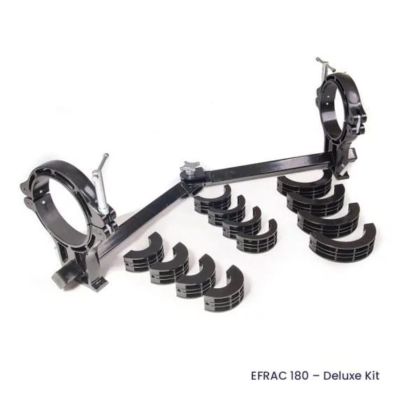 Hy-Ram EFRAC 180 Deluxe Angled Alignment Clamp c/w Knuckled Bar, Liners ...
