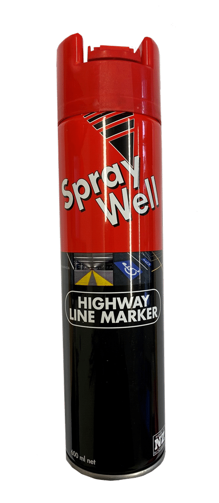 SprayWell Line Marker Paint Red - Promains