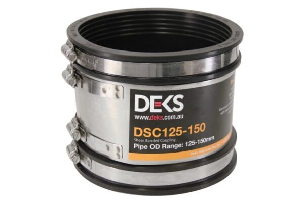 Deks 110-125mm Shear Band Coupler 316SS