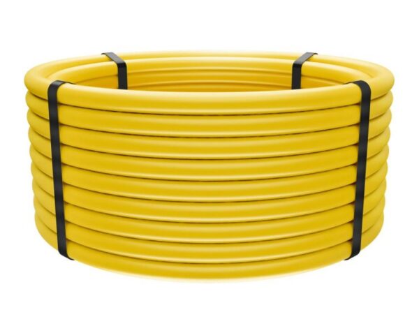 PE Gas Pipe Yellow 1" ID PE80 SDR11 50M