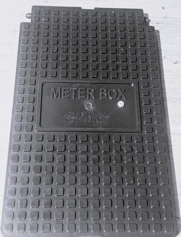 Plastech Meter Box Lid - Black (CHCH)