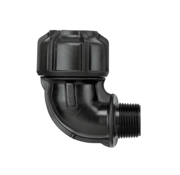 Philmac MDPE Male Elbow 90 degree 32OD x 25mm BSP