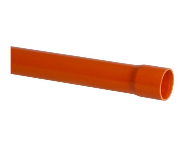 PVC Duct Pipe Orange HD SOE 150mm 6M