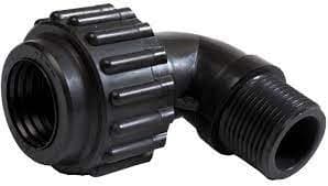 RX HDPE Elbow Male 15mm