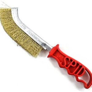 PG Steel Wire Brush Red Handle