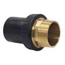 Fusion Male Transition Adaptor Brass 75OD x 65mm BSP