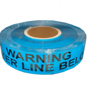 Warning Tape Detectable Foil Blue "Water Line Below" 50mm x 300m
