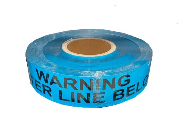 Warning Tape Detectable Foil Blue "Water Line Below" 50mm x 300m