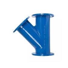 DI Flanged Y Junction DN100 x 45 deg