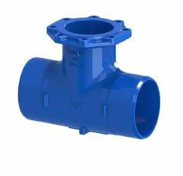 DI Spigot/Flange Tee DN200 x DN200
