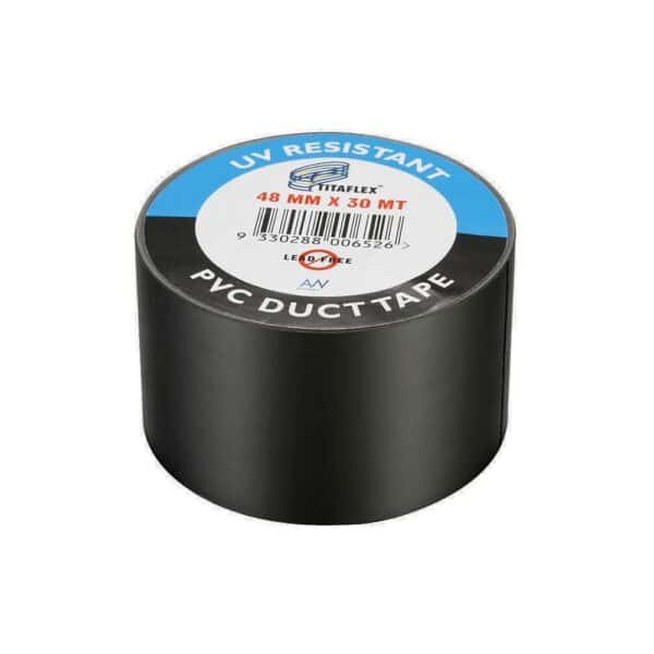 Titaflex Duct Tape Black 48mm x 30M (UV Resistant)
