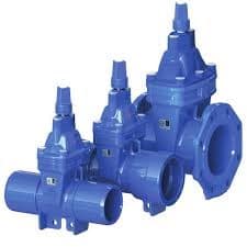 Derwent Flanged Resilient Seated Sluice Valve DN80 CC
