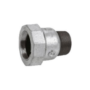 Galvanised Riken Mechanical Male Adaptor 65mm