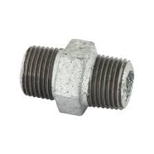 Galvanised Hex Nipple 15mm