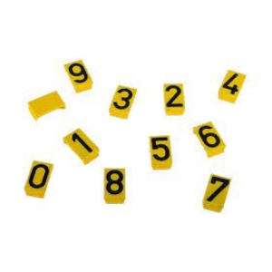 Esko Numerals Yellow 25mm No.7