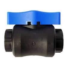 Hansen Ball Valve 40mm Female Blue Handle