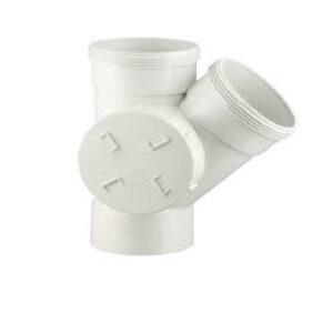 PVC DWV Inspection Junction RH 100mm