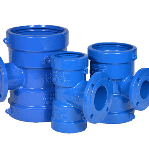 DI Socket/Flanged Tee DN100 x DN100