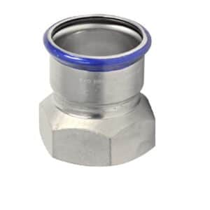 Europress Stainless Steel 316L Female Adaptor 54mm x 40NB BSP
