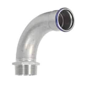 Europress Stainless Steel 316L Male Elbow 42mm x 1 1/2" BSP x 90 Degree