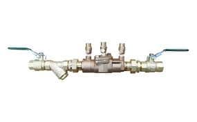 Watts 007 Brass DCV with Ball Valves and Strainer  15mm