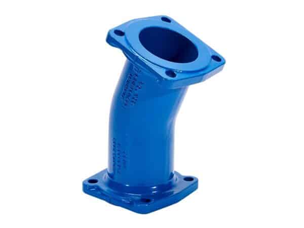 DI Flanged Bend DN250 x 22.5 deg