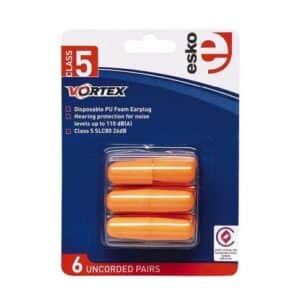 Esko Vortex Uncorded Earplugs CI5 (6 Pk)