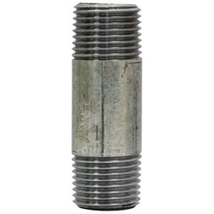 Galvanised Barrel Nipple 50mm x 1000mm