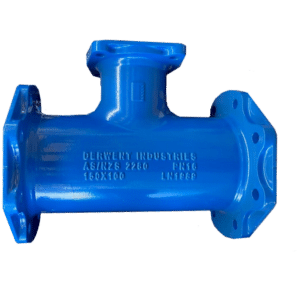 DI Flanged Tee DN250 x DN200