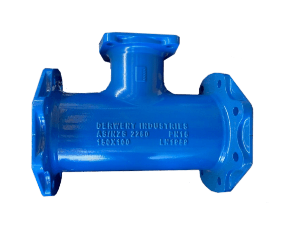 DI Flanged Tee DN250 x DN200