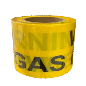 Warning Tape Yellow "Gas Line Below" 100M