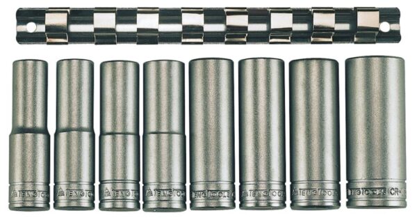 Teng 1/2" Drive Socket Set 13-24mm 8 Piece