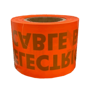 Warning Tape Orange "Electrical Cables Below" 100M