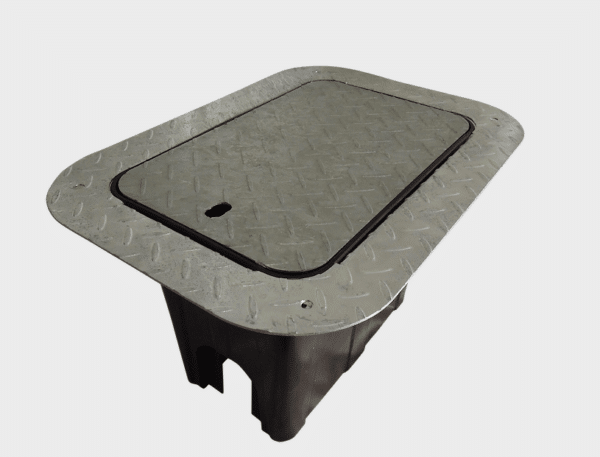 Strongcast Galv Steel Lid and Collar