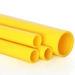 PE Gas Pipe Yellow 1 1/4" ID PE80 SDR11 1M Cut