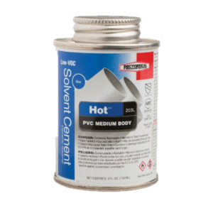 Rectorseal Hot PVC Solvent 118ml (1/4 Pint)