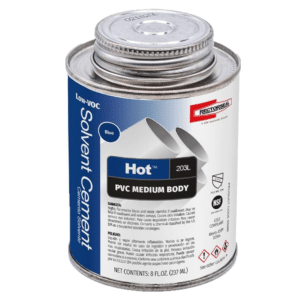 Rectorseal Hot PVC Solvent 237ml (1/2 Pint)