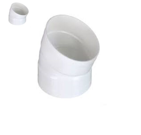 PVC Stormwater Bend 90mm x 22 deg