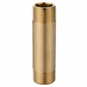 Brass Barrel Nipple 32mm x 150mm