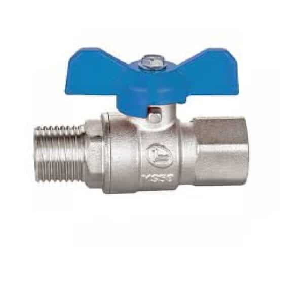 Double Lin 1194 Male/Female Ball Valve Short Handle 25mm