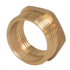 Brass Hex Red Bush 10mm-8mm