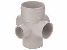 PVC DWV Boss Junction Male/Female 100x50x40x88 deg