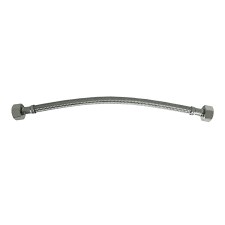 Stainless Steel Straight Flexi Hose DN15 x 300mm