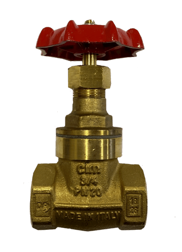 Cimberio DZR Brass Female Gate Valve 50mm