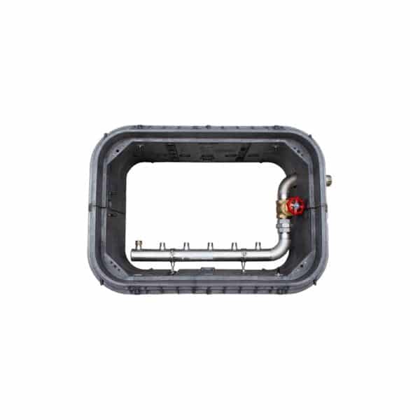 Channell BULK4 c/w 6 Way Water Manifold (18"/450mm)